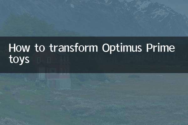 So transformieren Sie Optimus Prime -Spielzeug