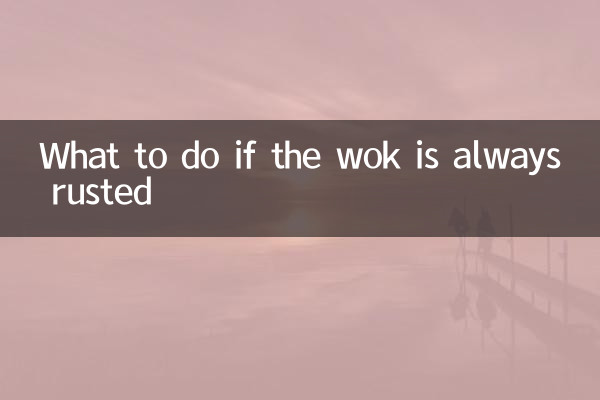 Was tun, wenn der Wok immer verrostet ist