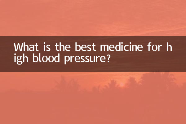 What medicine to take for hypertension