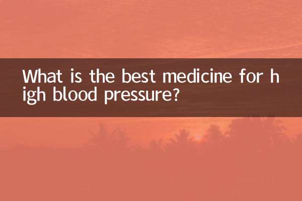 What medicine to take for hypertension