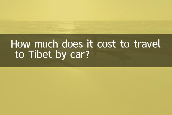 ¿Cuánto cuesta viajar al Tíbet en coche?