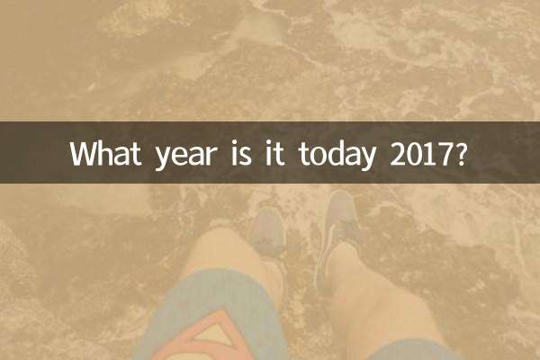 आज 2017 कौन सा वर्ष है?