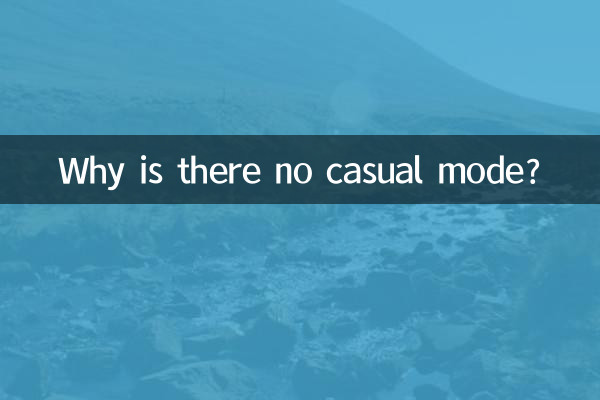 Perché non esiste la modalità casuale?