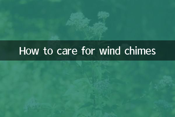 How to care for wind chimes