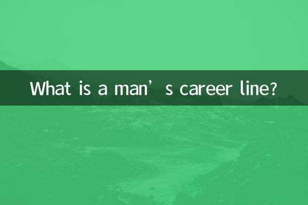 Qual è la linea di carriera di un uomo?