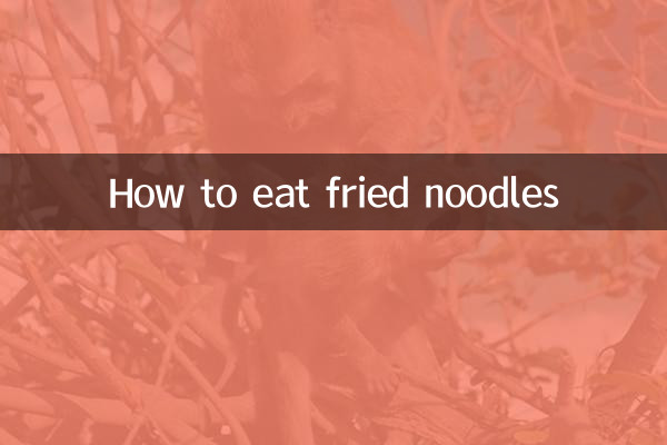 Come mangiare le tagliatelle fritte
