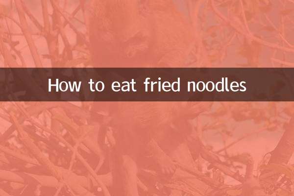 Come mangiare le tagliatelle fritte