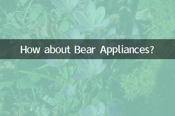 Che ne dici di Bear Appliances?