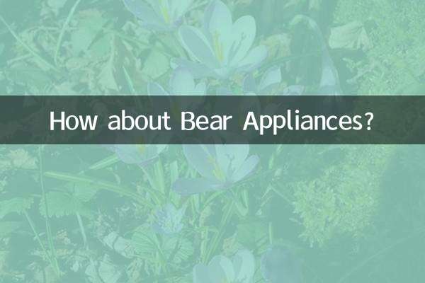 Che ne dici di Bear Appliances?