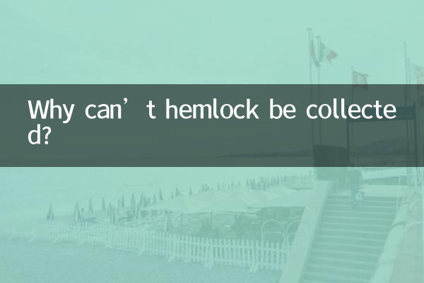 Why can’t hemlock be collected?