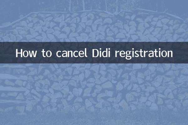 Comment annuler l'inscription Didi