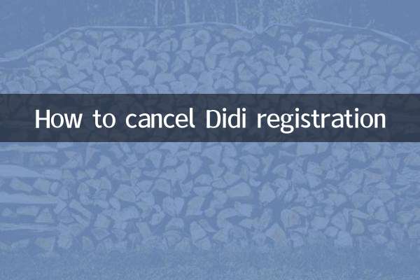 Didiの登録をキャンセルする方法