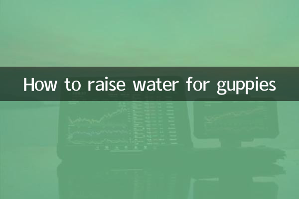 How to raise water for guppies