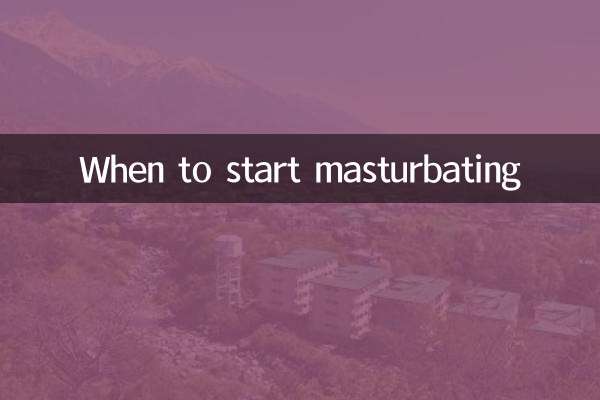 Quand commencer à se masturber