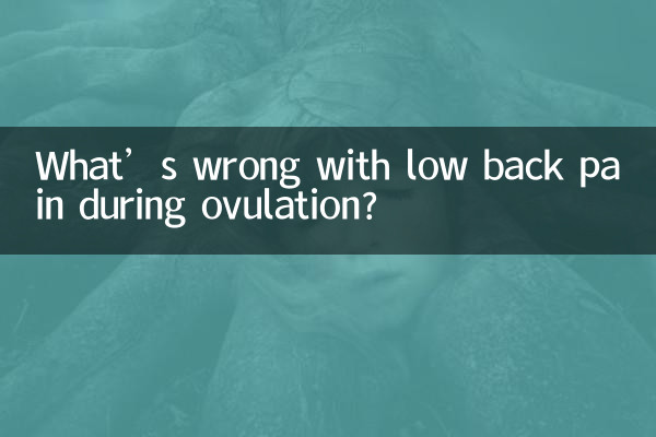 排卵期腰痛怎麼回事