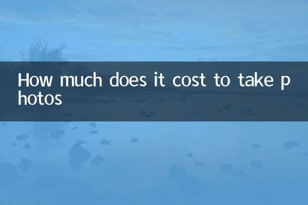 ¿Cuánto cuesta tomar fotos?