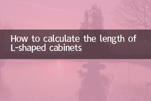 So berechnen Sie die Länge von L-förmigen Schränken