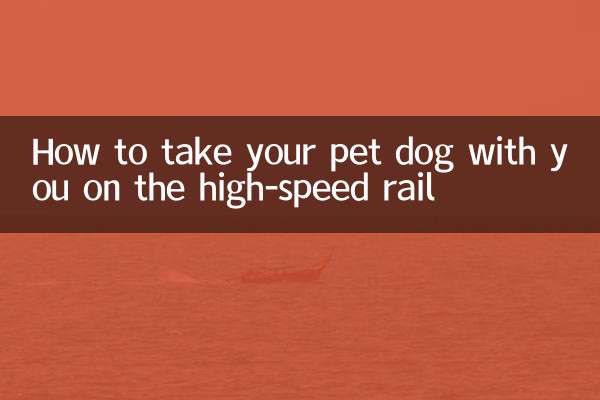 हाई-स्पीड रेल पर अपने पालतू कुत्ते को अपने साथ कैसे ले जाएं