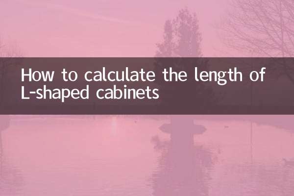 So berechnen Sie die Länge von L-förmigen Schränken