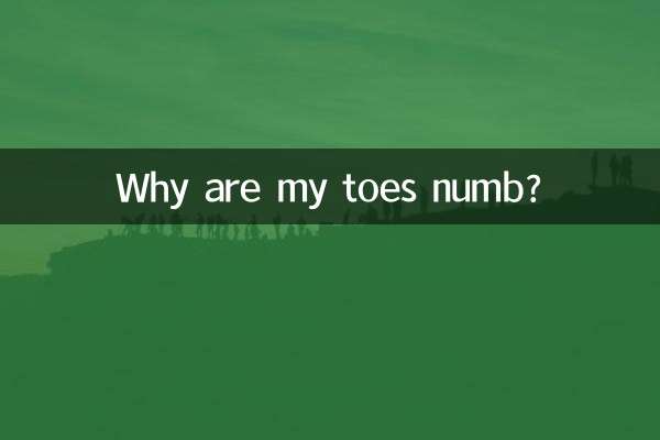 Warum sind meine Zehen taub?
