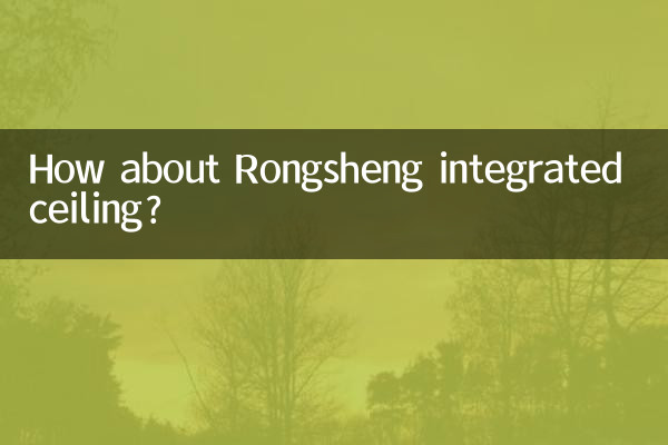 سقف یکپارچه Rongsheng چطور؟