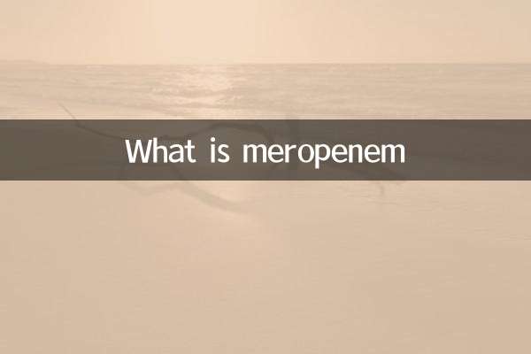 Was ist Meropenem?