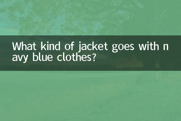 Какая куртка сочетается с темно-синей одеждой?