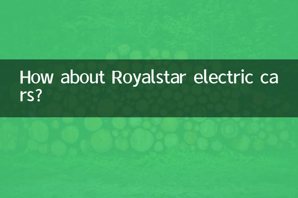 А как насчет электромобилей Royalstar?