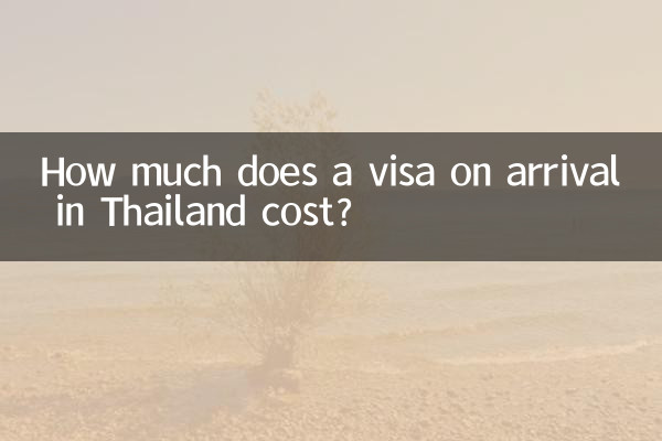 How much does a visa on arrival in Thailand cost?