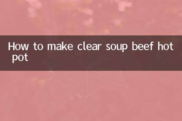 طرز تهیه هات دیگ سوپ بیف شفاف