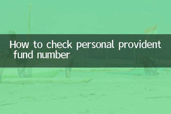 個人公積金財號怎麼查