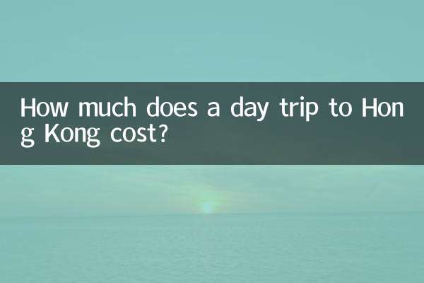 ¿Cuánto cuesta una excursión de un día a Hong Kong?