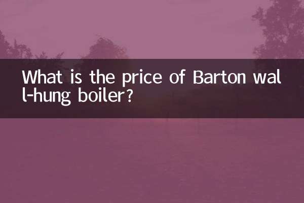 巴顿壁挂炉怎么样价格