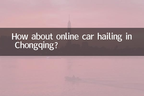 How about online car hailing in Chongqing?