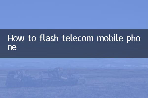 So flashen Sie ein Telekommunikations-Handy