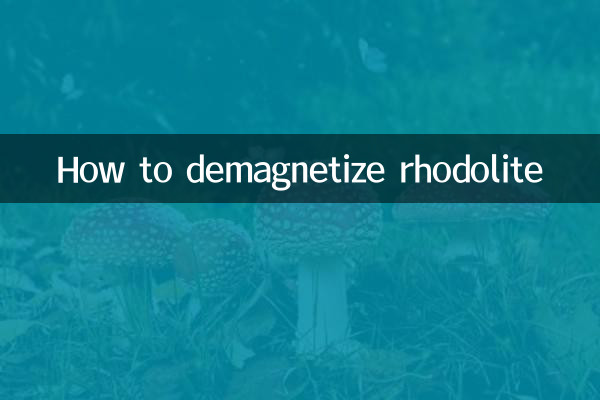 Come smagnetizzare la rodolite