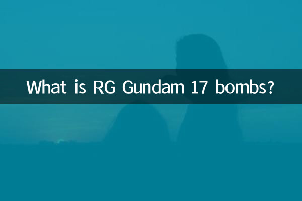 What is RG Gundam 17 bombs?