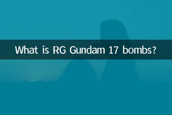 بمب های RG Gundam 17 چیست؟