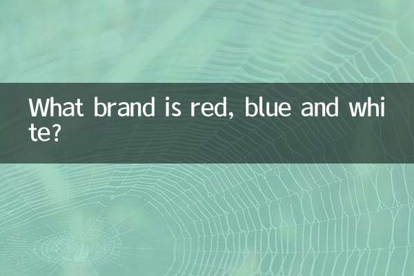 Welche Marke ist Rot, Blau und Weiß?