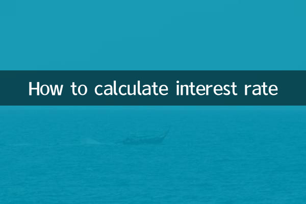How to calculate interest rate