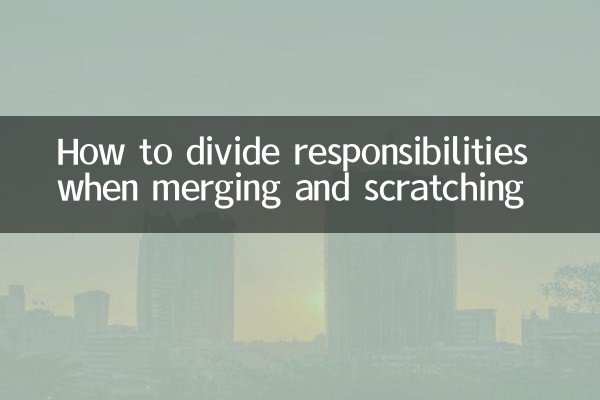 Cómo dividir responsabilidades al fusionar y scratchear