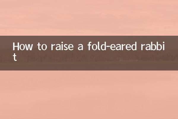 ایک فولڈ ایئر خرگوش کو کیسے اٹھایا جائے