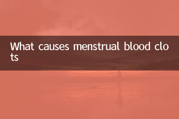 O que causa coágulos sanguíneos menstruais