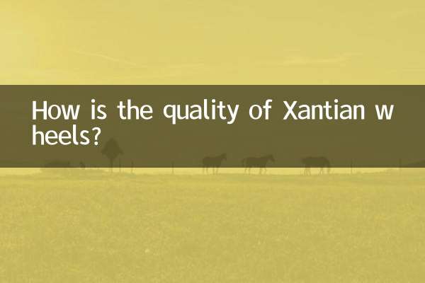 Quelle est la qualité des roues Xantian ?