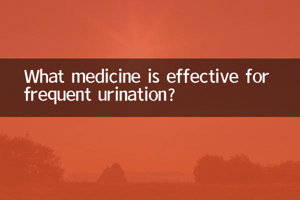 Welches Medikament hilft gegen häufiges Wasserlassen?