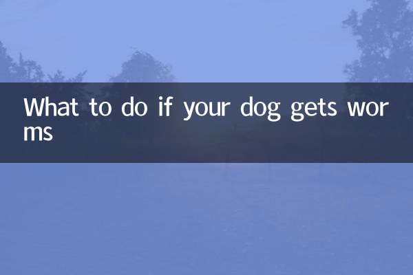 Cosa fare se il tuo cane prende i vermi