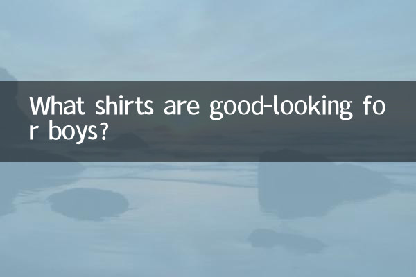 ¿Qué camisas les quedan bien a los niños?