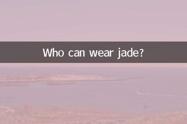 Qui peut porter du jade ?