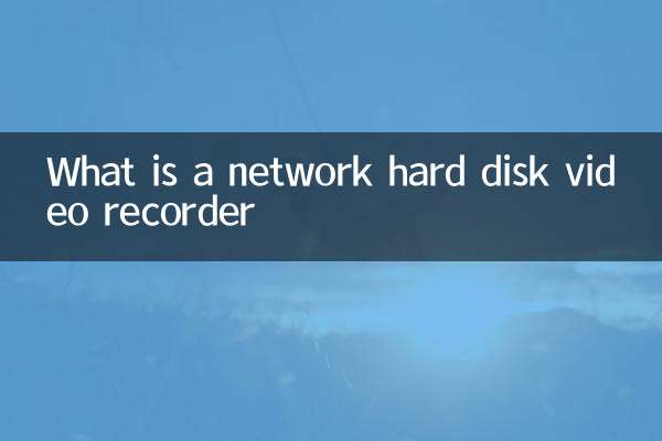 Qu'est-ce qu'un enregistreur vidéo à disque dur réseau