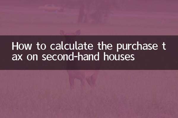 Comment calculer la taxe d'achat sur les maisons d'occasion